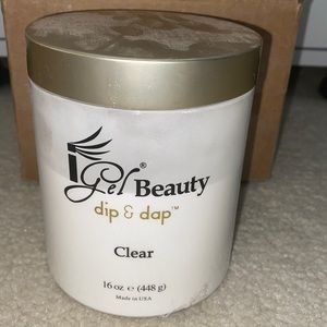 IGel beauty 16 oz clear dip powder refill